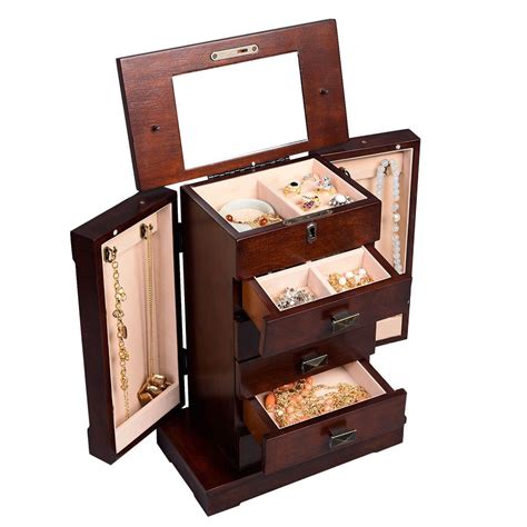 25 Beautiful Small Jewelry Armoires Zen Merchandiser Storage Boxes