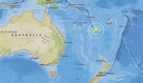 Un Fuerte Sismo De Magnitud Remeci El Pac Fico Cerca De Nueva