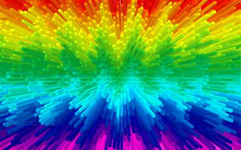 Multicolored Digital Wallpaper Abstract Colorful Geometry Digital