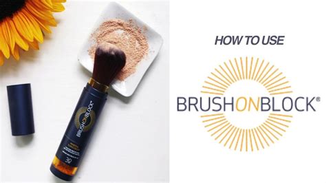How To Use Brush On Block Brushonblock Tutorial Skincare