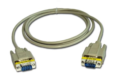 14392 Null Modem Cable 9 Pin Pin Male To 9 Pin Pin Male