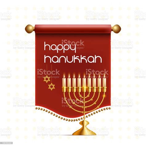 Jewish Festival Hanukkah Also Known As The Festival Of Lights Stock