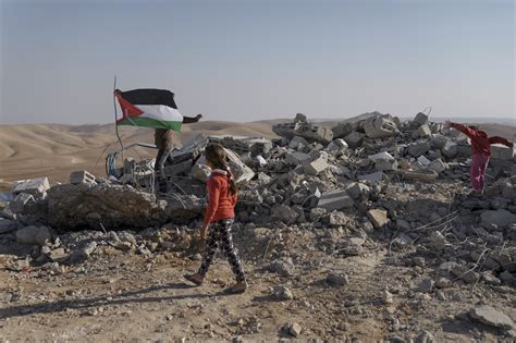 Idf Tears Down Illegally Built Palestinian School In Disputed W Bank