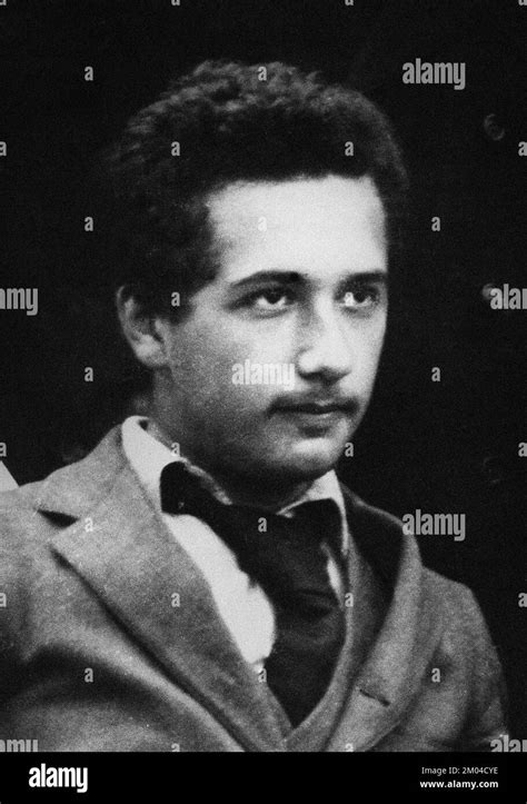 Albert Einstein 1879 1955 Portrait 1896 Stock Photo Alamy