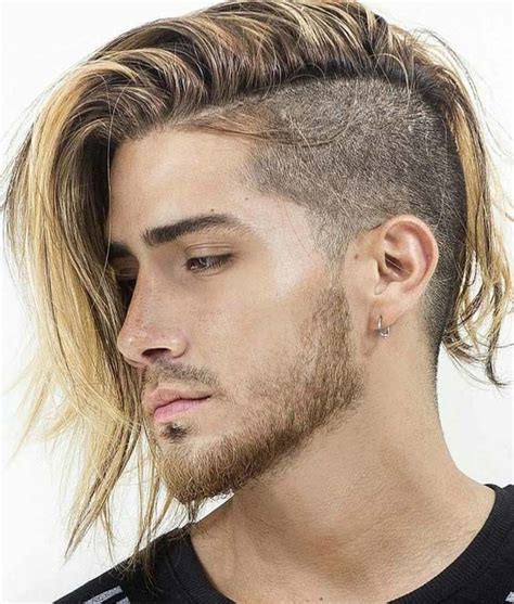 22 Sensational Side Shaved Long Hairstyles For Men 2018 Shaved Side