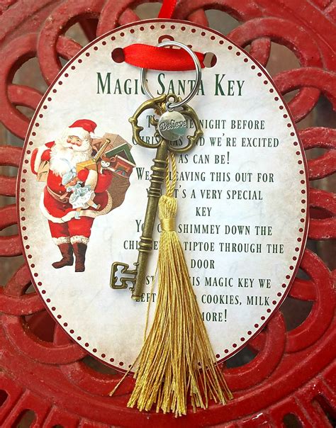 Magic Santa Key How To And Free Printable Santas Magic Key Santa