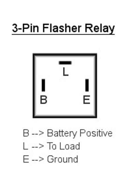 3 Pin Led Flasher Relay Wiring Diagram Wiring Diagram