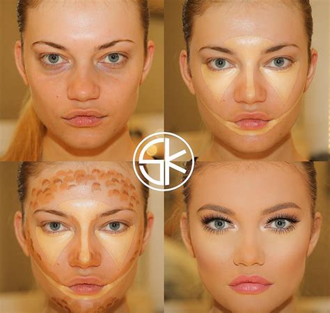 Before And After Incredible Makeup Transformations Pampadour Face