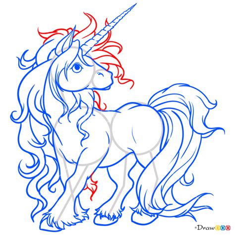 Fantasy Sketches Unicorn Guarurec