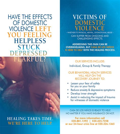 Brochure Domestic Violence Casa De Los Niños