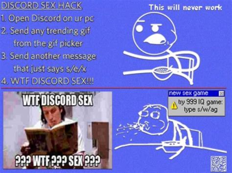 Wtf Discord Sex Discord Sex Hack Know Your Meme