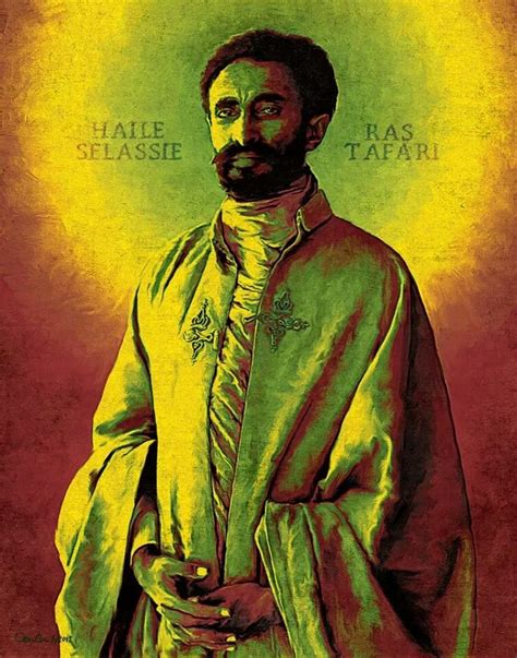 Him Jah Rastafari Haile Selassie Rastafarian Culture