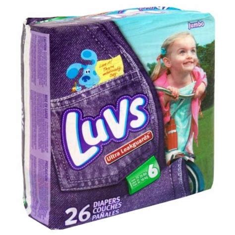 Luvs Ultra Leakguard Size 6 Diapers 26 Ct Kroger