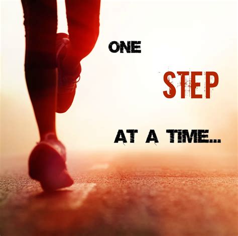 Running Motivation One Step At A Time Inspirational Quote Funny