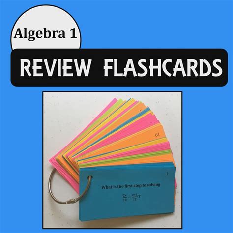 Algebra 1 Flashcards Video Study Flashcards Flashcards Life Hacks