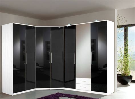 3 door white mirrored wardrobe. Best 15+ of Black Wardrobes With Mirror