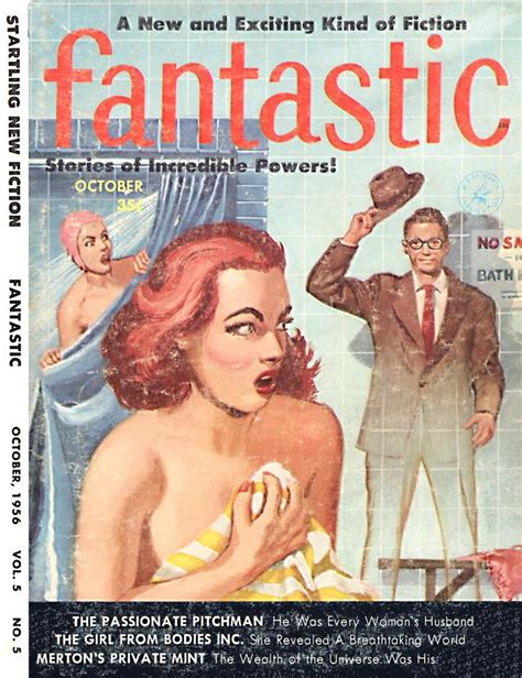 Fantastic October 1956 Cover Art By Edward Valigursky In 2020