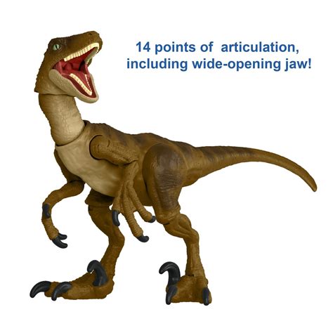 Buy Jurassic World Jurassic Park Hammond Collection Velociraptor Dinosaur Action Figure 7 5 In