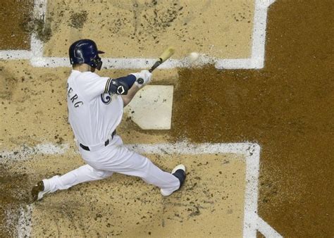 Spangenberg Lifts Brewers Ensures Padres Losing Record Sport
