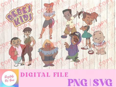 Bebes Kids Svgs Bebes Kids Png 90s Cartoons Etsy