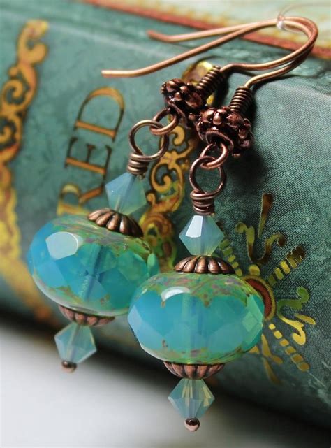 Handmade Jewelry Handmade Earrings Beaded Crystal Glass Etsy In 2020 Handmade Jewelry
