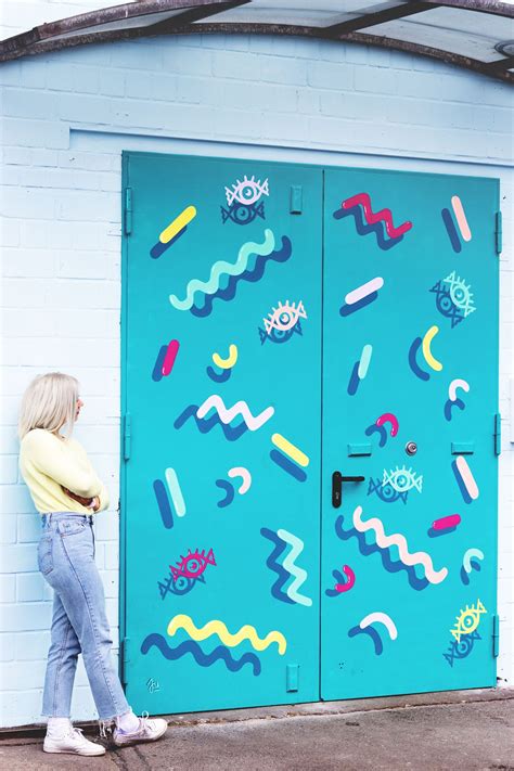 Studio Eyecandy Door Mural On Behance Graffiti Wall Art Mural Wall Art