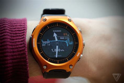 Casios First Smartwatch Brings Android Wear Outdoors The Verge