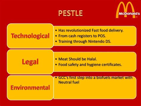 Pestle Analysis Of Mcdonalds Immigrant Com Tw