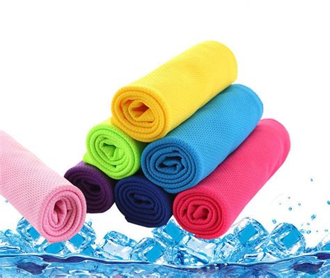 Best Echootime New Magic Cold Towels Exercise Fitness Sweat Summer Ice