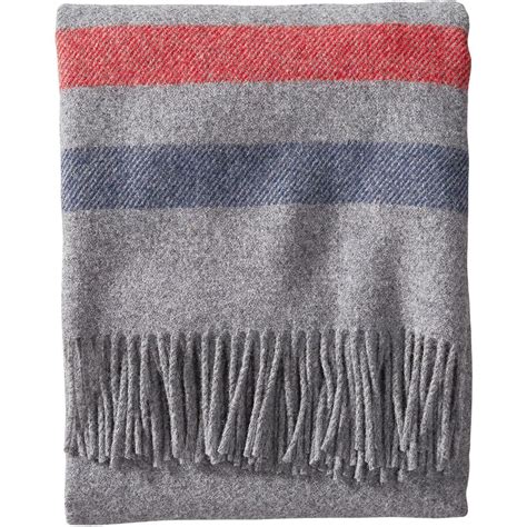 Pendleton Eco Wise Wool Washable Fringe Throw Blanket