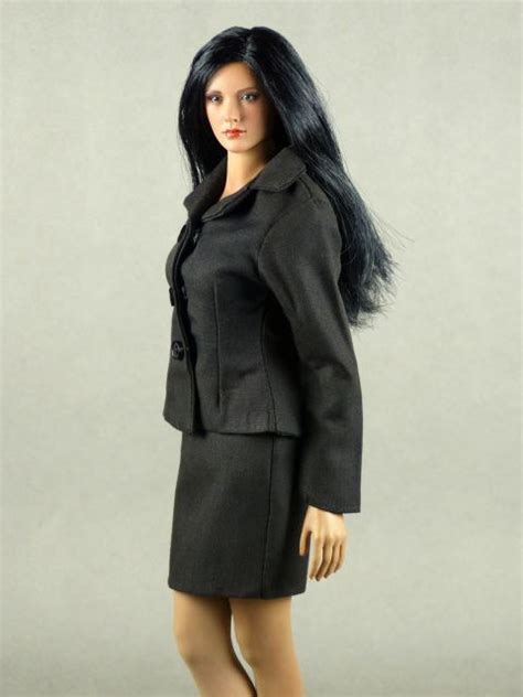 Nouveau Toys 16 Scale 2 Piece Secretary Business Dress Suit Set Black