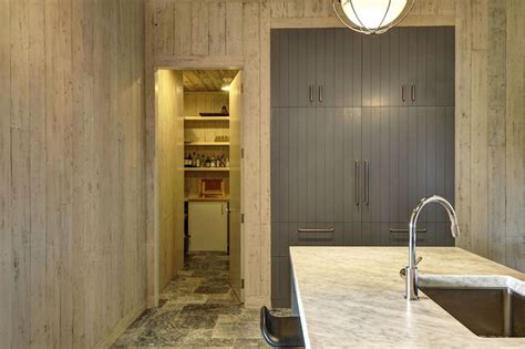 Eucatex country cottage white wall panel. Kitchen with Barn Board Walls - Country - Kitchen - John ...