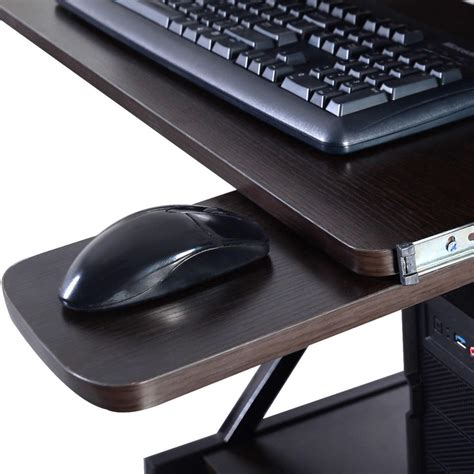 Goplus 30 Computer Workstation With Casters