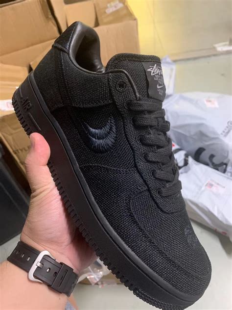 In Hand Look At The Stussy X Nike Air Force 1 Lows Sneaker Combos