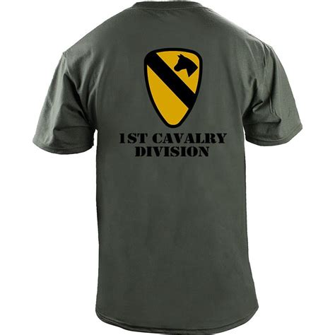 Army 1st Cavalry Division Full Color Veteran T Shirt