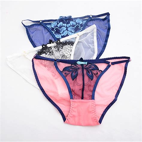 2017 Japanese Women Underwear Sexy Lace Fabric Cotton Embroidered