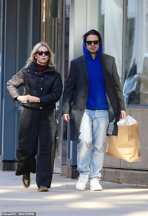 Sebastian Stan And Annabelle Wallis Bundle Up In Cold New York City To
