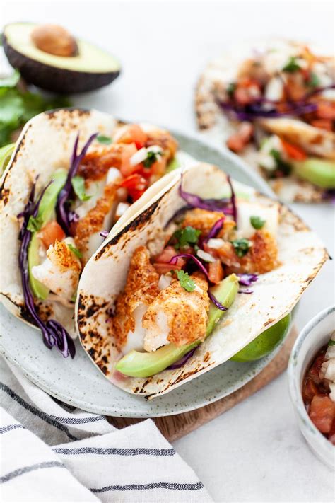 Maybe you would like to learn more about one of these? Healthy Air Fryer Fish Tacos | gluten free
