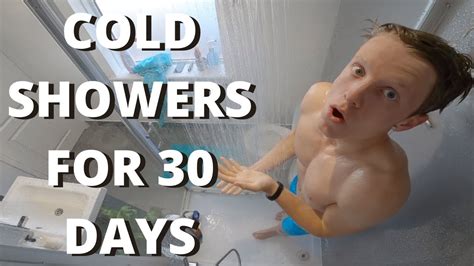 I Took Cold Showers For Days YouTube