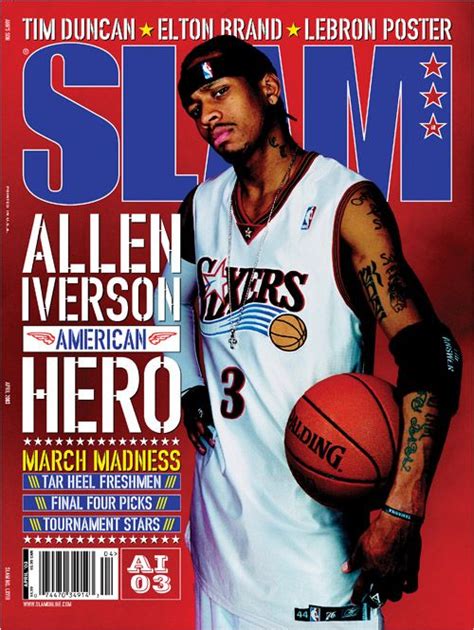 Slam 68 Philadelphia 76er Allen Iverson Appeared On The Cover Of The