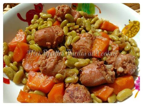 Saucisses de Toulouse carottes Flageolets Recette