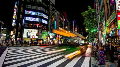Cityscape Night Street Japan Wallpapers Hd Desktop And Mobile