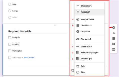 7 steps to create surveys using Google Forms Questionnaire