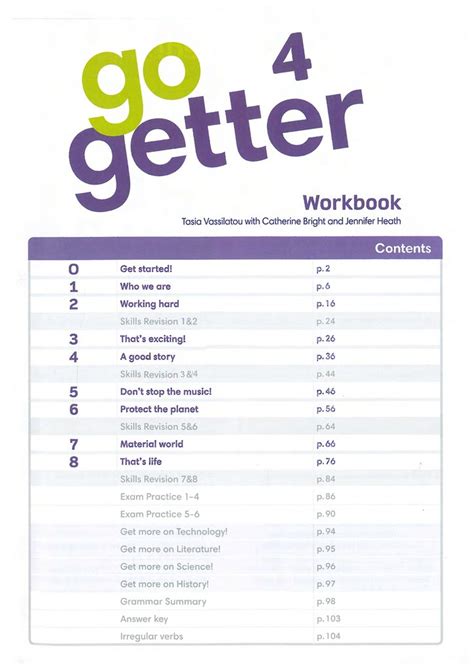 Go Getter 4 Workbook презентация онлайн