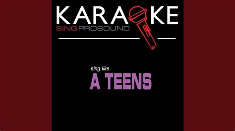 Mamma Mia (Karaoke Instrumental Version) (In the Style of a Teens