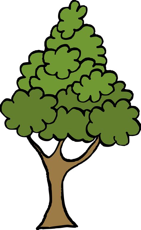 Cartoon Tree Vector Eps Svg Png Transparent