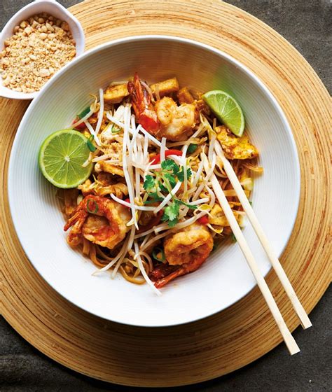 Pad Thai mit Garnelen