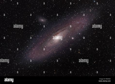 Messier 31 Andromeda Galaxy In The Constellation Andromeda Taken With
