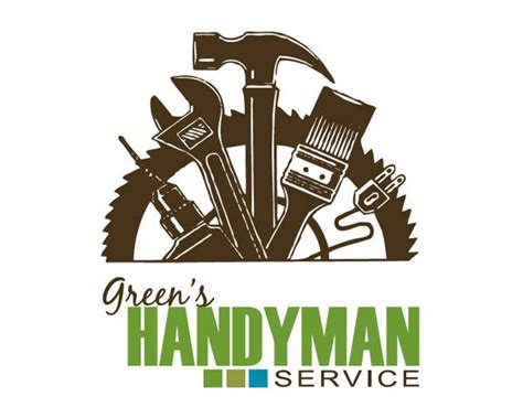 Handyman Logo Handyman Business Handyman Services Business Logo Business Card Design