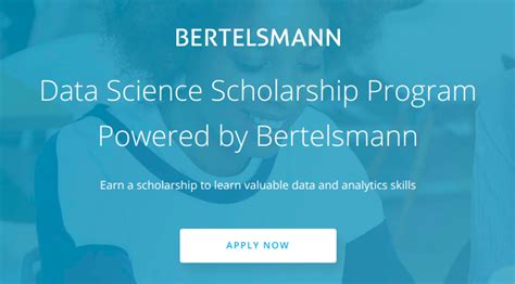 Data science scholarship program powered by bertelsmann. Udacity Bertelsmann Data Science Challenge Scholarship ...